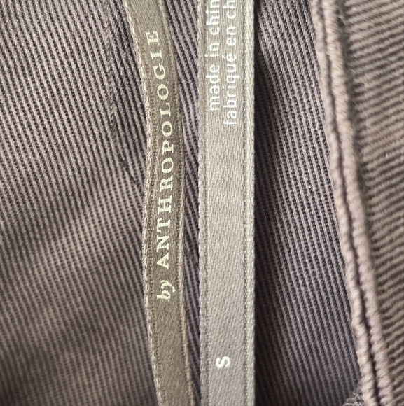 Anthropologie Jenee Tiered Tunic Dress Sz S Washed Black Short Casual - Picture 6 of 14